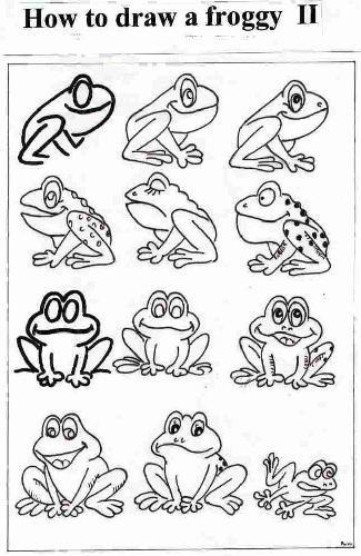 frog to draw